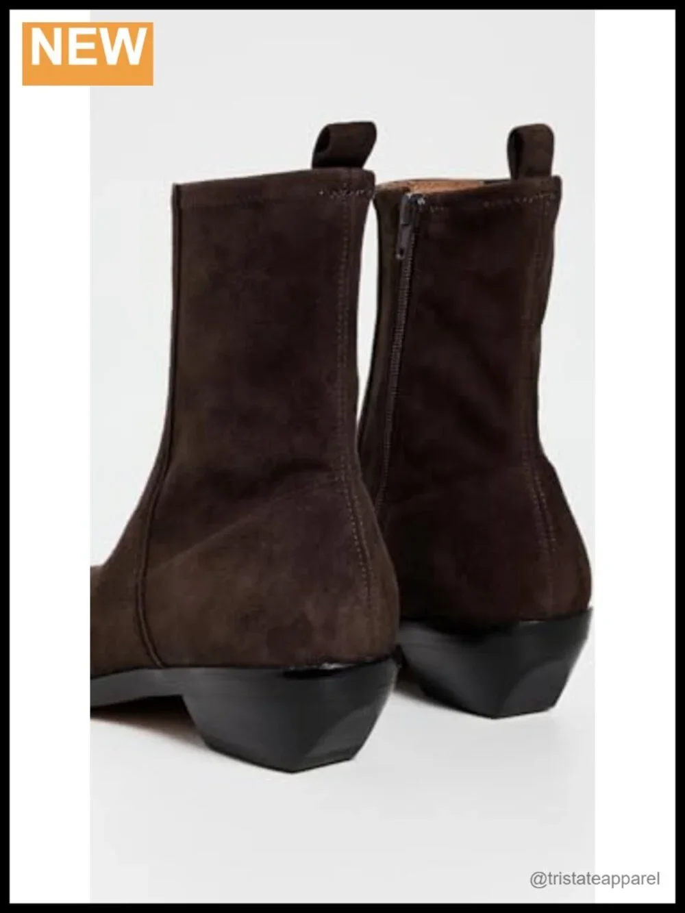 Suede Ankle Boots by Madewell - Square Toe Chelsea Boots